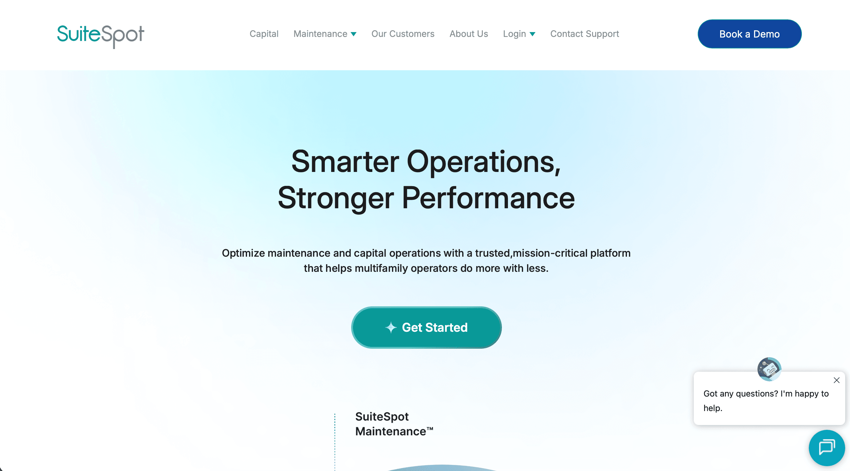 SuiteSpot property maintenance platform